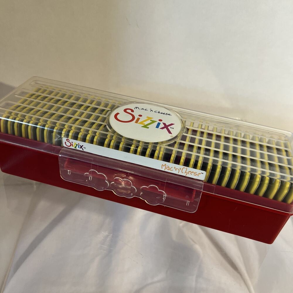 Sizzix Sizzlits Alphabet Die Set Mac 'n' Cheese 35 Dies Pieces #654816